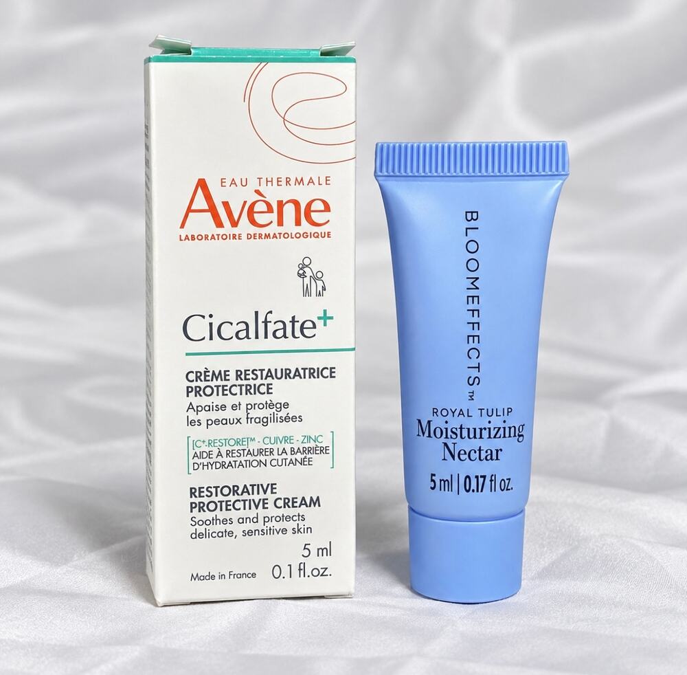 Avene Cicalfate+ & Bloomeffects Royal Tulip Moisturizing Nectar Mini Skincare